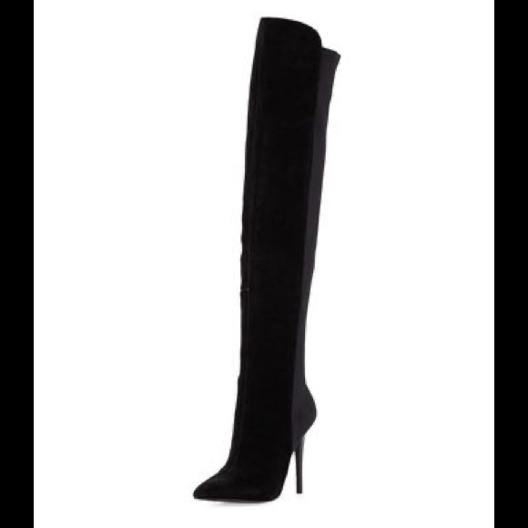 Neiman Marcus Shoes - ⭐️ 3 for $10 Neiman Marcus Suede Pepper Over The Knee Boots